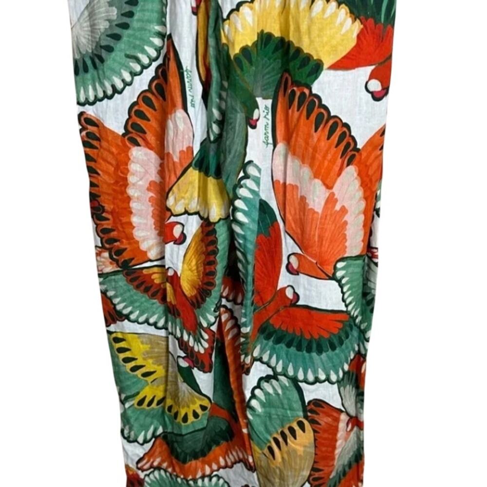 FARM Rio Ruffle-Sleeve Printed Jumpsuit S - Picture 7 of 8